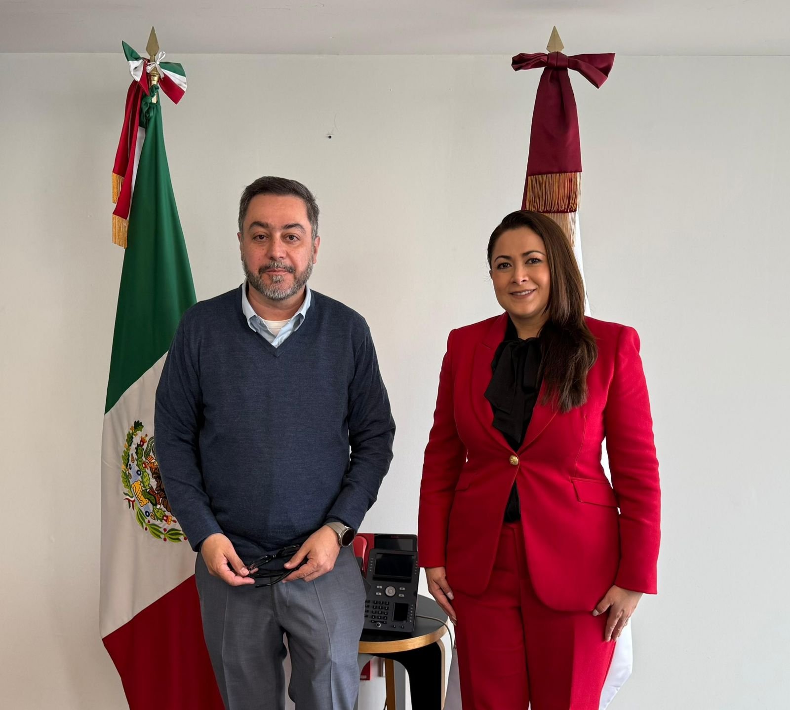 🔵 TERE JIMÉNEZ SE REÚNE CON VIDAL LLERENAS, SUBSECRETARIO DE INDUSTRIA Y COMERCIO